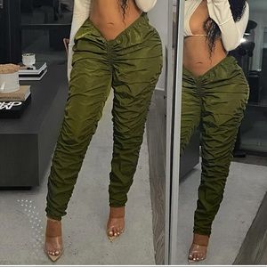 Stacked V Waist Joggers